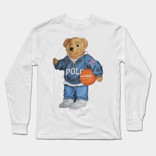 basketball bear Long Sleeve T-Shirt